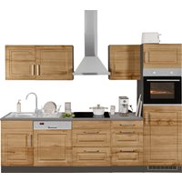 HELD MÖBEL Küchenzeile "Stockholm", Breite 280 cm, mit hochwertigen MDF Fronten im Landhaus-Stil küche: wotaneiche, grafit,, korpus: grafit, arbeitsplatte: anthrazit - B/T: 280 cm x 60 cm - Rabatt: 23 % Einbauküchen und Küchenzeilen online kaufen HELD MÖBEL Küchenzeile "Stockholm", Breite 280 cm, mit hochwertigen MDF Fronten im Landhaus-Stil küche: wotaneiche, grafit,, korpus: grafit, arbeitsplatte: anthrazit - B/T: 280 cm x 60 cm - Rabatt: 23 % Einbauküchen und Küchenzeilen online kaufen