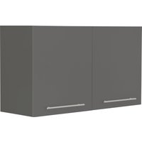 wiho Küchen Hängeschrank "Unna", 100 cm breit front und korpus: anthrazit - B/H/T: 100 cm x 56,5 cm x 35 cm, 2 St. - Rabatt: 25 % Küchenmöbel online kaufen wiho Küchen Hängeschrank "Unna", 100 cm breit front und korpus: anthrazit - B/H/T: 100 cm x 56,5 cm x 35 cm, 2 St. - Rabatt: 25 % Küchenmöbel online kaufen