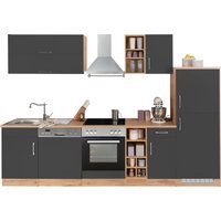 HELD MÖBEL Küchenzeile "Colmar", mit E-Geräten, Breite 300 cm küche: anthrazit, wotaneiche,, korpus: anthrazit, arbeitsplatte: wotaneiche - B/T: 300 cm x 60 cm - Rabatt: 34 % Einbauküchen und Küchenzeilen online kaufen HELD MÖBEL Küchenzeile "Colmar", mit E-Geräten, Breite 300 cm küche: anthrazit, wotaneiche,, korpus: anthrazit, arbeitsplatte: wotaneiche - B/T: 300 cm x 60 cm - Rabatt: 34 % Einbauküchen und Küchenzeilen online kaufen