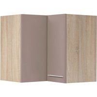 wiho Küchen Eckhängeschrank "Montana", 60 cm breit front: trüffel, korpus: sonoma eiche - B/H/T: 60 cm x 56,5 cm x 35 cm, 2 St. - Rabatt: 37 % Küchenmöbel online kaufen wiho Küchen Eckhängeschrank "Montana", 60 cm breit front: trüffel, korpus: sonoma eiche - B/H/T: 60 cm x 56,5 cm x 35 cm, 2 St. - Rabatt: 37 % Küchenmöbel online kaufen