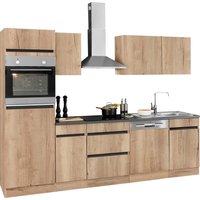 OPTIFIT Küchenzeile "Roth", mit E-Geräten, Breite 270 cm küche: wildeichefarben,, korpus: wildeiche, arbeitsplatte: anthrazit - B/T: 270 cm x 60 cm - Rabatt: 27 % Einbauküchen und Küchenzeilen online kaufen OPTIFIT Küchenzeile "Roth", mit E-Geräten, Breite 270 cm küche: wildeichefarben,, korpus: wildeiche, arbeitsplatte: anthrazit - B/T: 270 cm x 60 cm - Rabatt: 27 % Einbauküchen und Küchenzeilen online kaufen