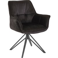 andas Esszimmerstuhl "Kilden", 2 St., Veloursstoff, mit Sitz in Veloursstoff, schwarzes Gestell aus Metall, Sitzhöhe 48 cm schwarz - B/H/T: 60 cm x 83 cm x 60 cm, 2 St., Veloursstoff Samtoptik, Metall - Rabatt: 54 % Küchenmöbel online kaufen andas Esszimmerstuhl "Kilden", 2 St., Veloursstoff, mit Sitz in Veloursstoff, schwarzes Gestell aus Metall, Sitzhöhe 48 cm schwarz - B/H/T: 60 cm x 83 cm x 60 cm, 2 St., Veloursstoff Samtoptik, Metall - Rabatt: 54 % Küchenmöbel online kaufen