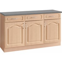 wiho Küchen Unterschrank "Linz", 120 cm breit front: landhaus buche, korpus: buche deko, arbeitsplatte: granit grau - B/H/T: 120 cm x 85 cm x 50 cm, 3 St. - Rabatt: 44 % Küchenmöbel online kaufen wiho Küchen Unterschrank "Linz", 120 cm breit front: landhaus buche, korpus: buche deko, arbeitsplatte: granit grau - B/H/T: 120 cm x 85 cm x 50 cm, 3 St. - Rabatt: 44 % Küchenmöbel online kaufen