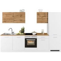 HELD MÖBEL Küchenzeile "Kehl", ohne E-Geräte, Breite 300 cm, für Kühl/Gefrierkombination küche: weiß, wotaneiche,, korpus: weiß, arbeitsplatte: wotaneiche - B/T: 300 cm x 60 cm - Rabatt: 24 % Einbauküchen und Küchenzeilen online kaufen HELD MÖBEL Küchenzeile "Kehl", ohne E-Geräte, Breite 300 cm, für Kühl/Gefrierkombination küche: weiß, wotaneiche,, korpus: weiß, arbeitsplatte: wotaneiche - B/T: 300 cm x 60 cm - Rabatt: 24 % Einbauküchen und Küchenzeilen online kaufen