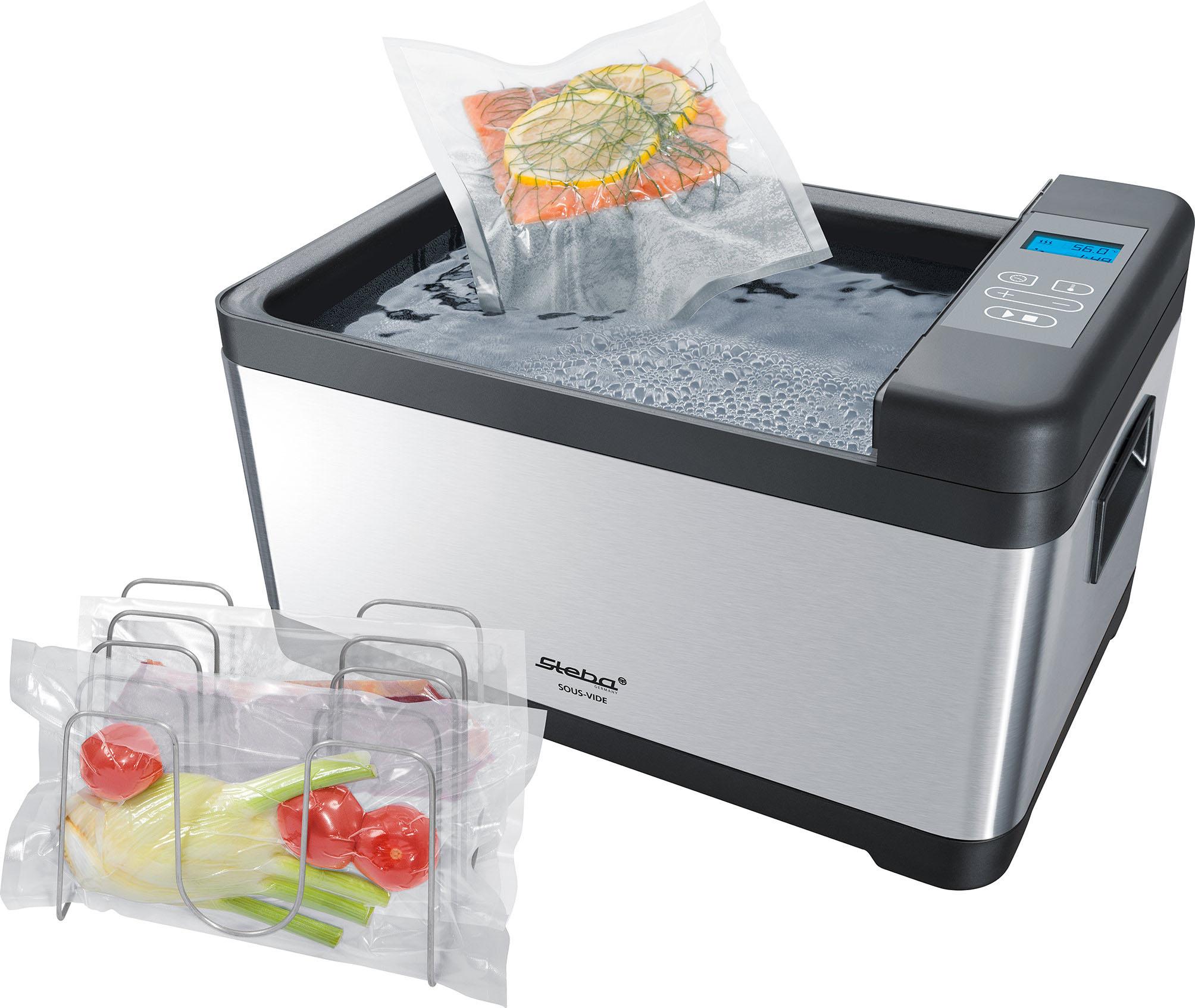 Steba Sous-Vide Garer "SV 2" 800 Watt, 10 Liter edelstahlfarben, schwarz - Rabatt: 22 % Küchengeräte & Zubehör online kaufen Steba Sous-Vide Garer "SV 2" 800 Watt, 10 Liter edelstahlfarben, schwarz - Rabatt: 22 % Küchengeräte & Zubehör online kaufen