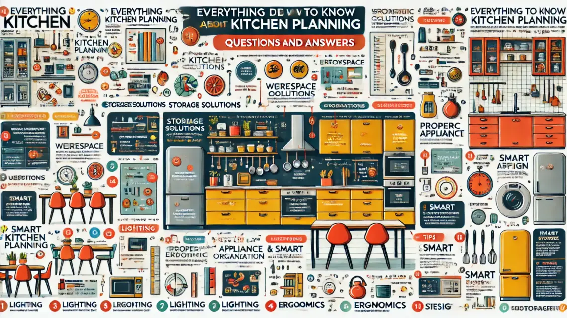 Alles, was Sie über die Küchenplanung wissen müssen: Fragen und Antworten