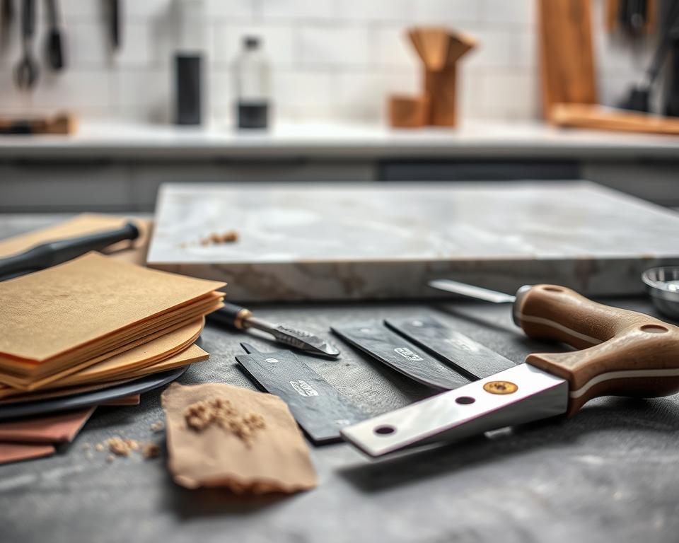 Arbeitsplatte vorbereiten Anleitung