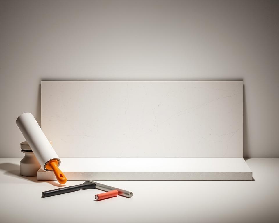 Arbeitsplattenfolierung Anleitung