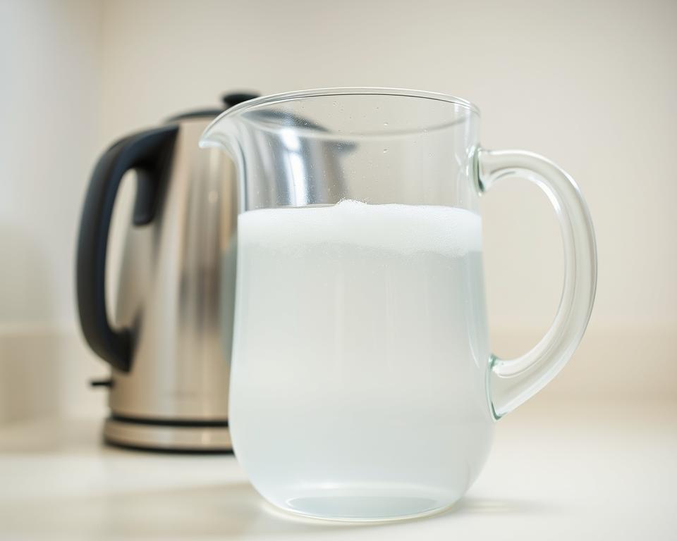 Essig-Wasser-Lösung für Wasserkocher