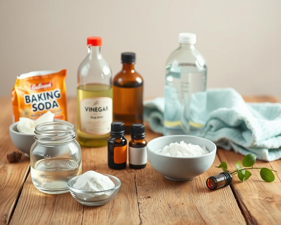 Natürliche Reinigungszutaten für Haushaltsreiniger