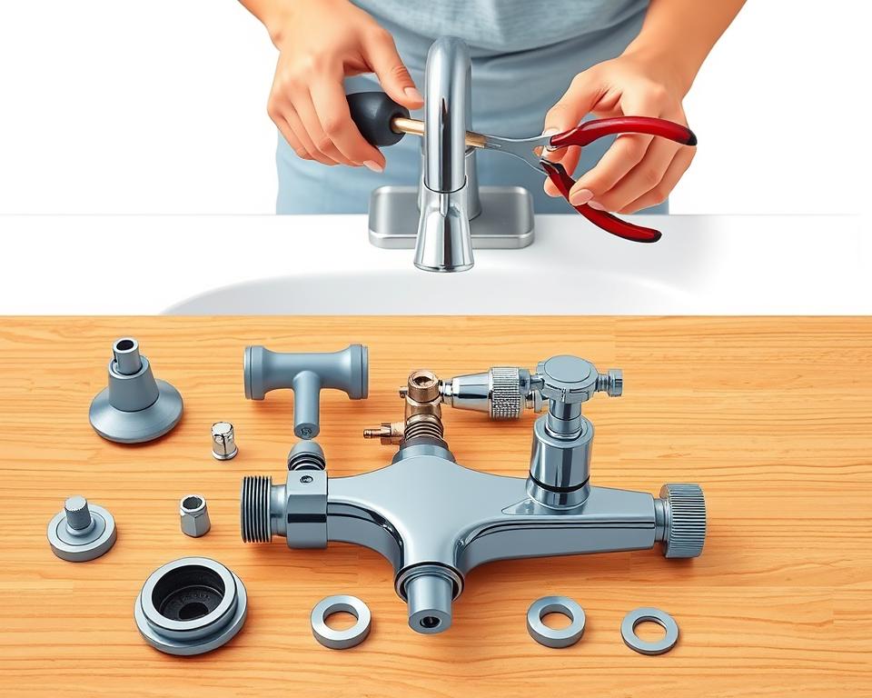 Wasserhahn Reparatur Schritt-für-Schritt