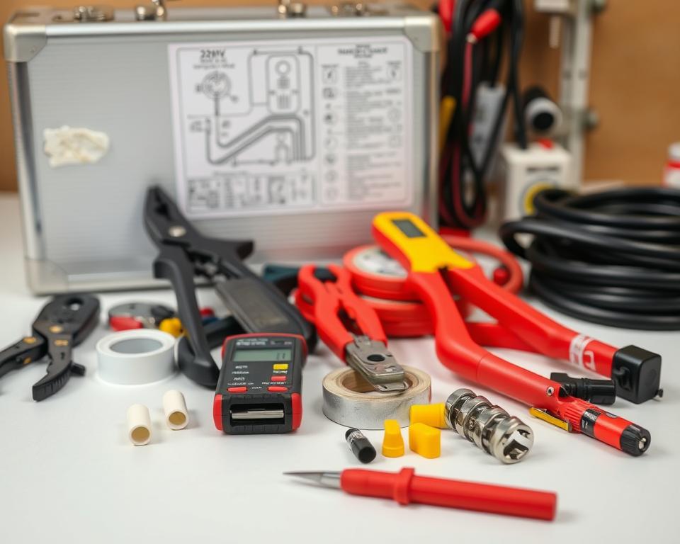 Werkzeug für Herdanschluss