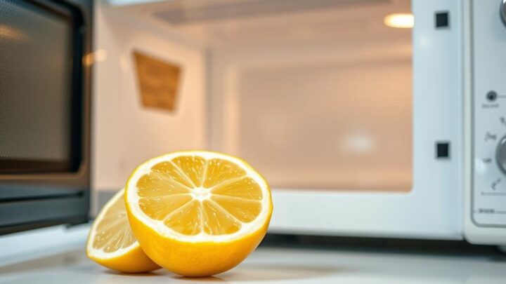 Mikrowelle reinigen Zitrone – Effektiv & natürlich sauber