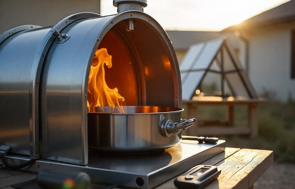 Solarofen Solar Brother Sungood 360 klimafreundliches Kochen mit Sonnenenergie