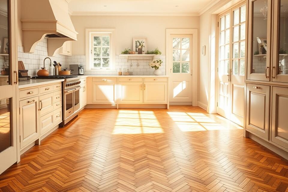 Parkettboden für die Küche – Elegante Bodengestaltung