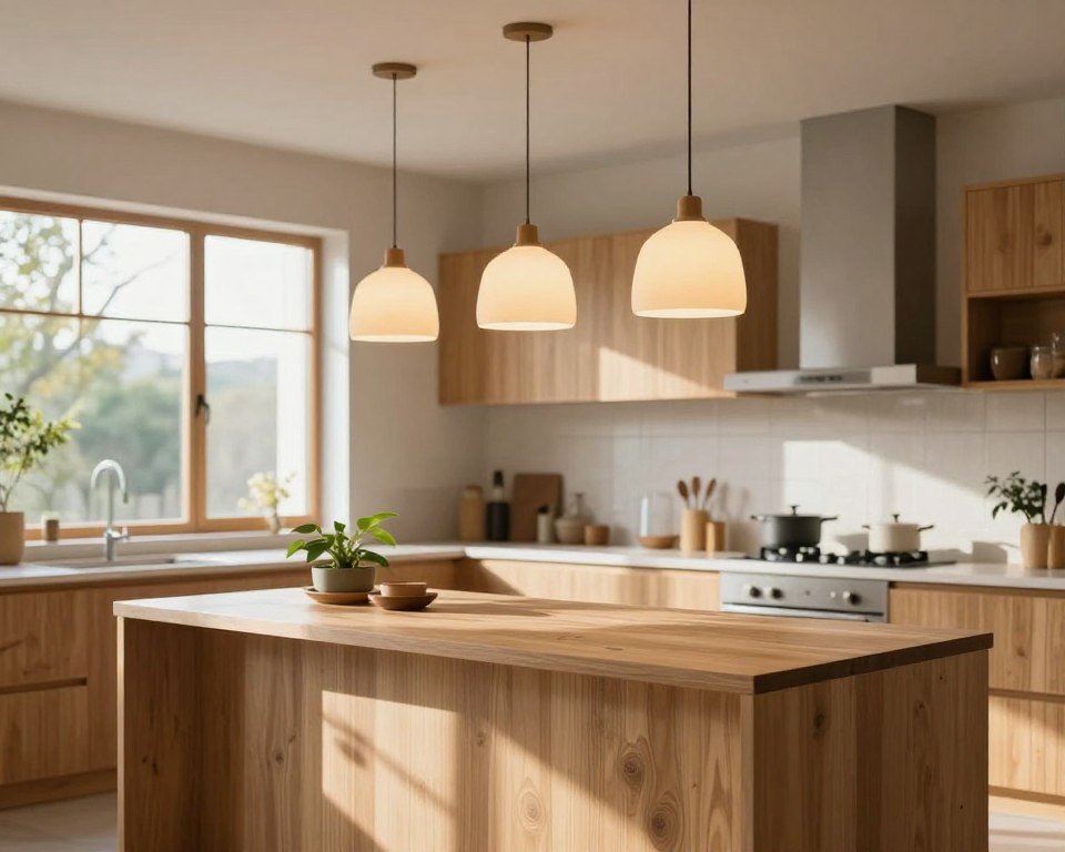 Feng Shui Küchendesign Beleuchtung