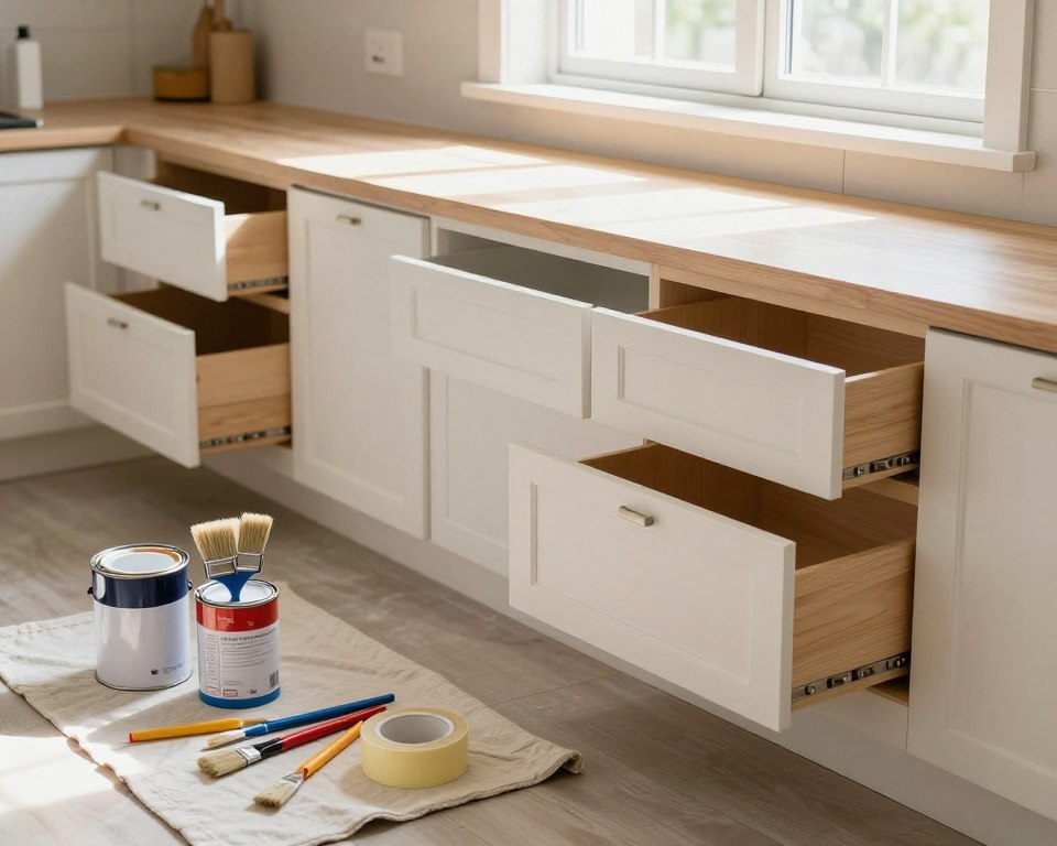 Küchenmöbel streichen Vorbereitung Küchenmöbel streichen Vorbereitung