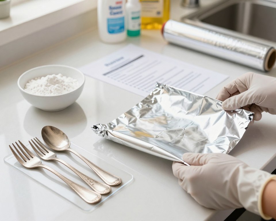 Sicherheitshinweise Silberreinigung