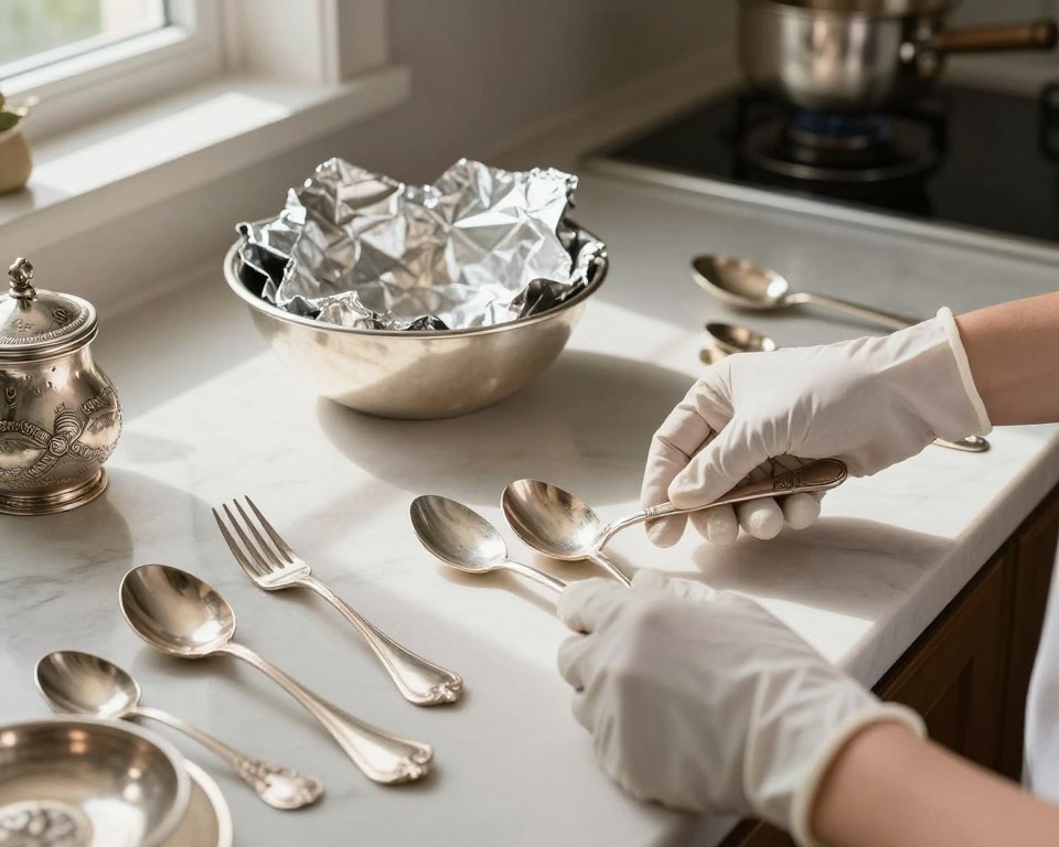 Vorbereitung Silberstücke