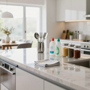 hochglanz küche reinigen