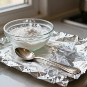 silber reinigen alufolie