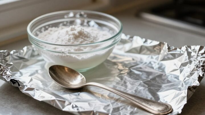Silber mit Alufolie reinigen: Einfache Schritte für glänzendes Silber