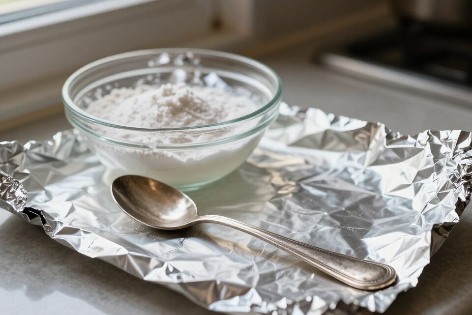 Silber mit Alufolie reinigen: Einfache Schritte für glänzendes Silber