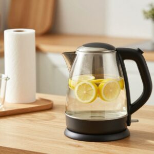 wasserkocher mit essig entkalken